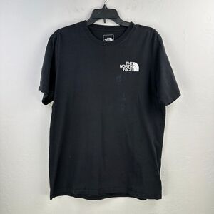 The North Face Tshirt Mens Large Black White‎ Never Stop Exploring Outdoors Camp